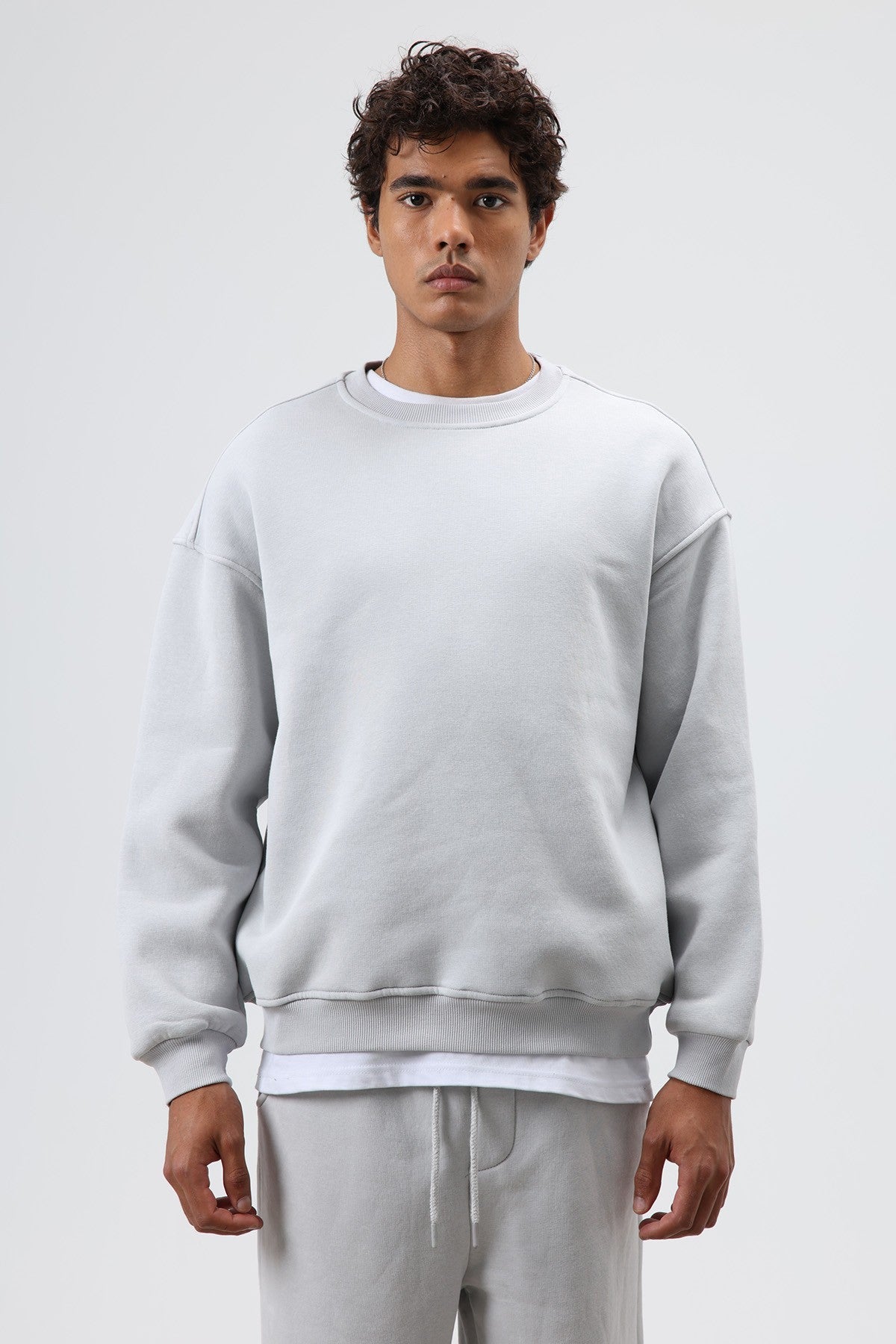 Basic Oversized Washed Sweatshirt