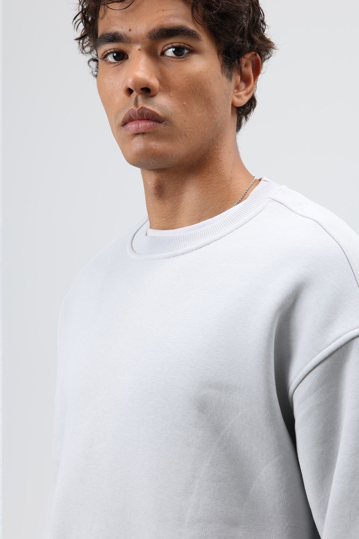 Basic Oversized Washed Sweatshirt