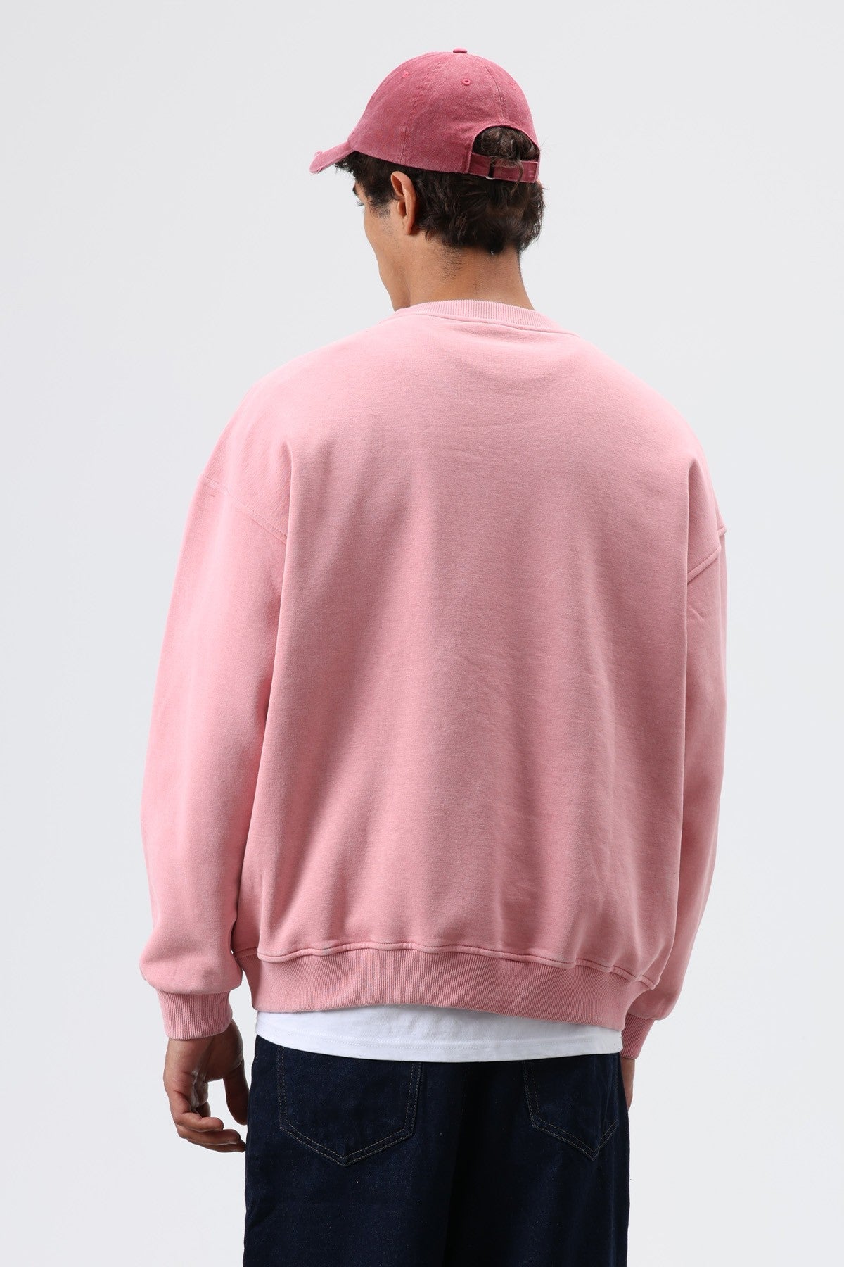 Basic Oversized Washed Sweatshirt