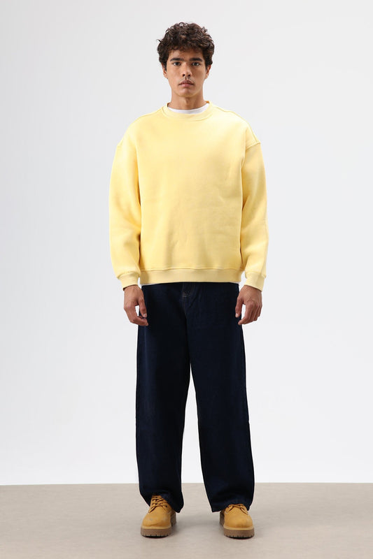 Basic Oversized Washed Sweatshirt