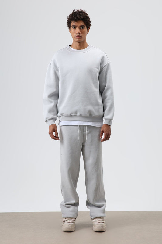 Basic Oversized Washed Sweatshirt