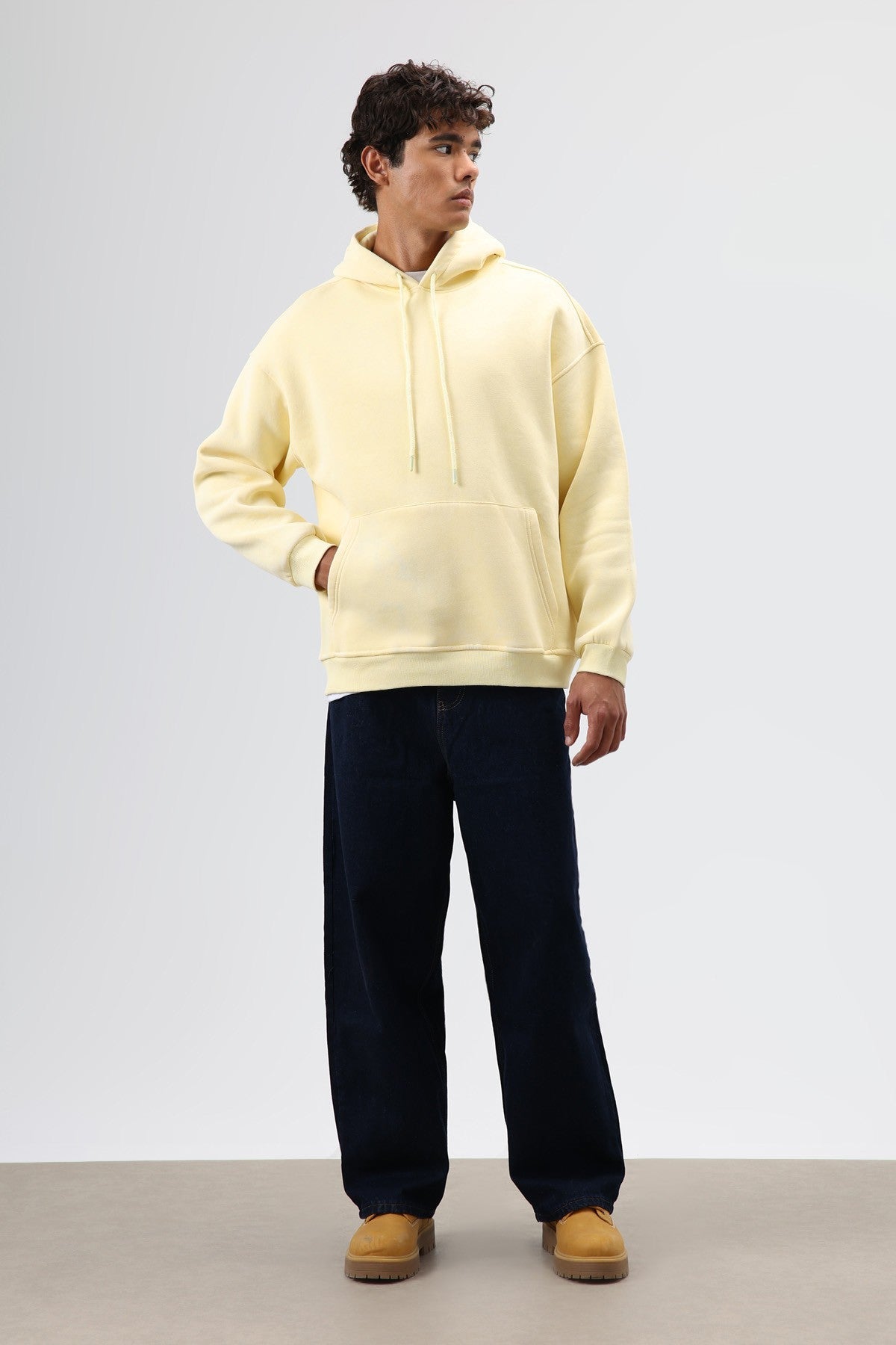 Basic Oversized Washed Hoodie