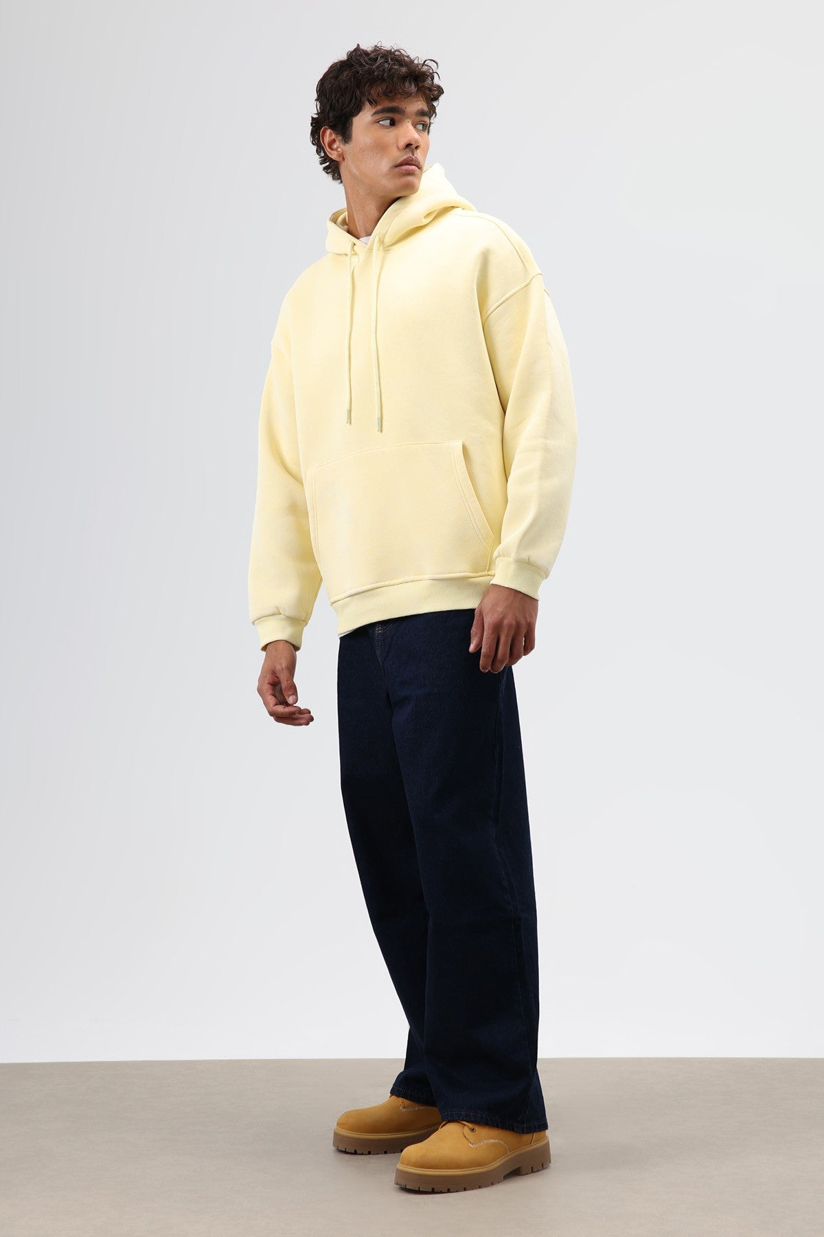 Basic Oversized Washed Hoodie