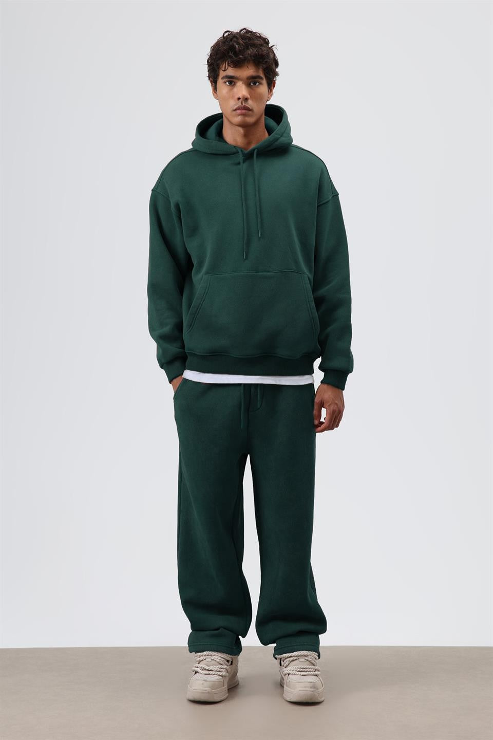 Basic Oversized Washed Hoodie