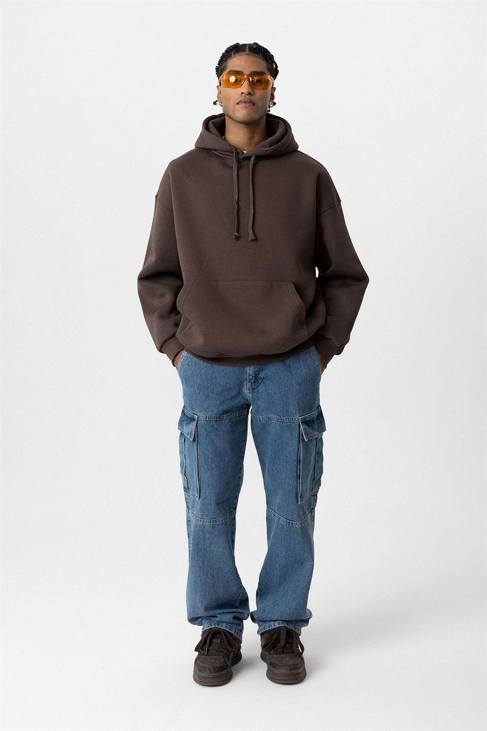 Basic Oversized Washed Hoodie