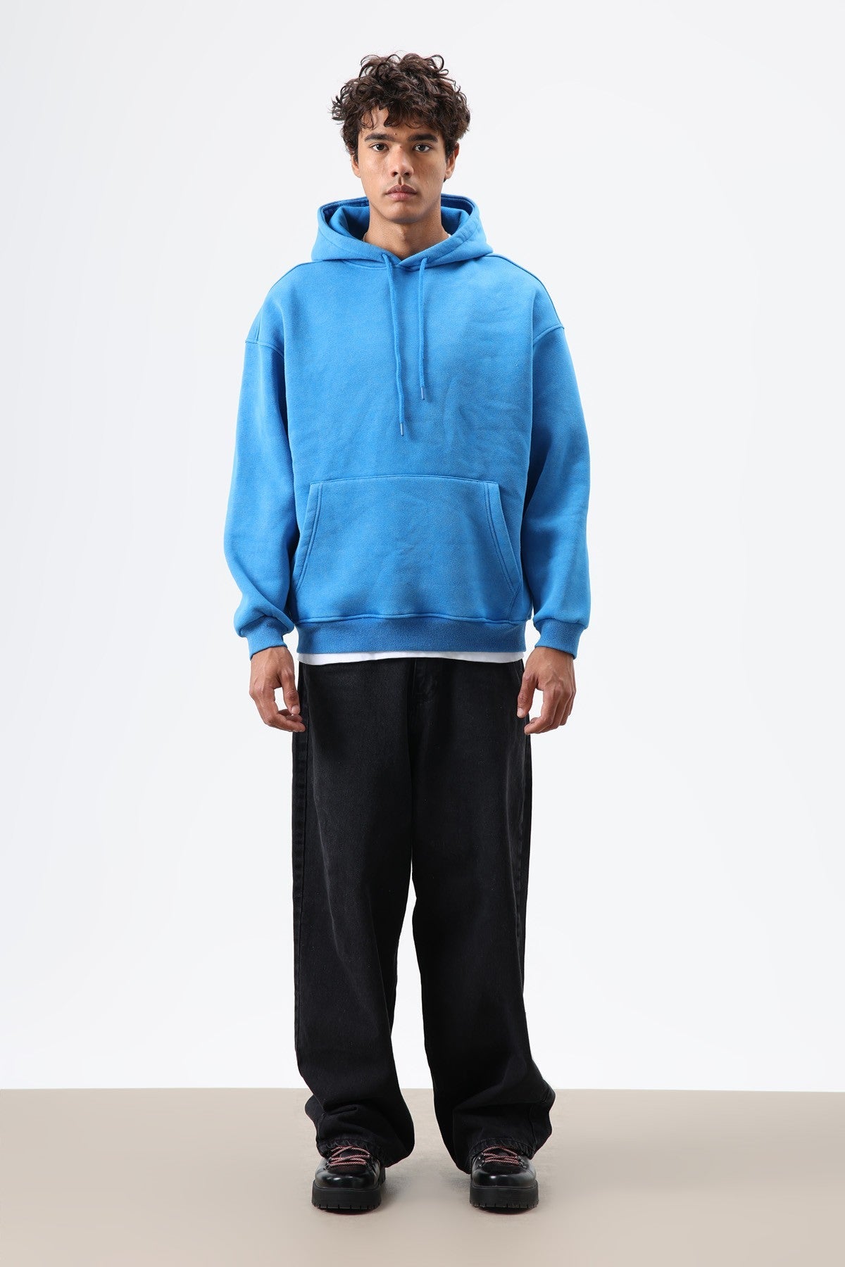 Basic Oversized Washed Hoodie