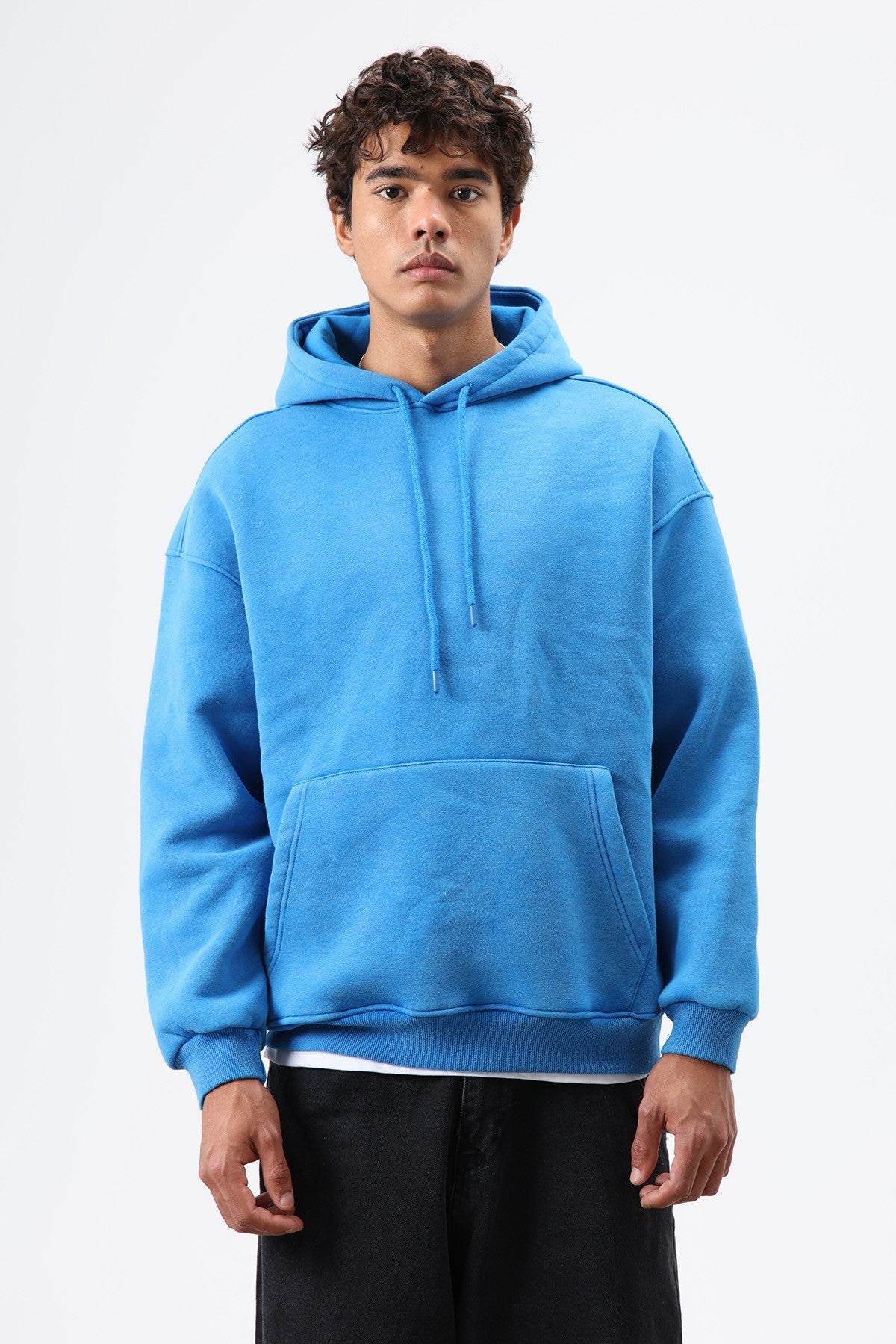 Basic Oversized Washed Hoodie