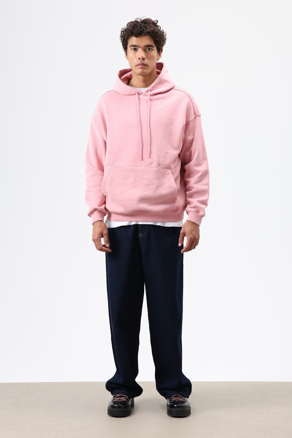 Basic Oversized Washed Hoodie