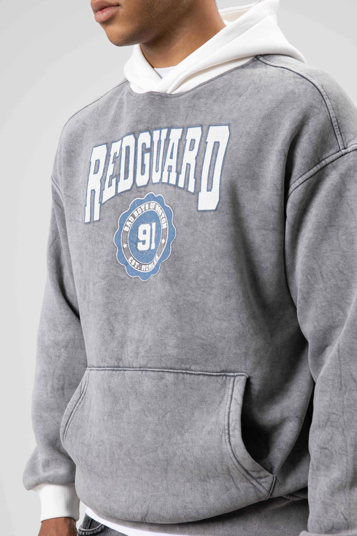 Oversized Printed Hooded Sweatshirt