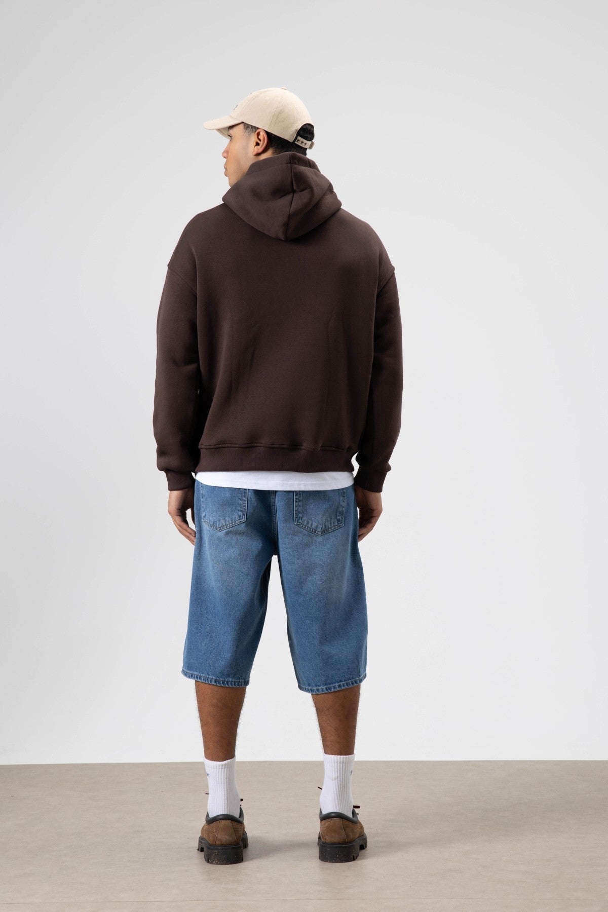 Oversized Printed Hooded Sweatshirt V70-117