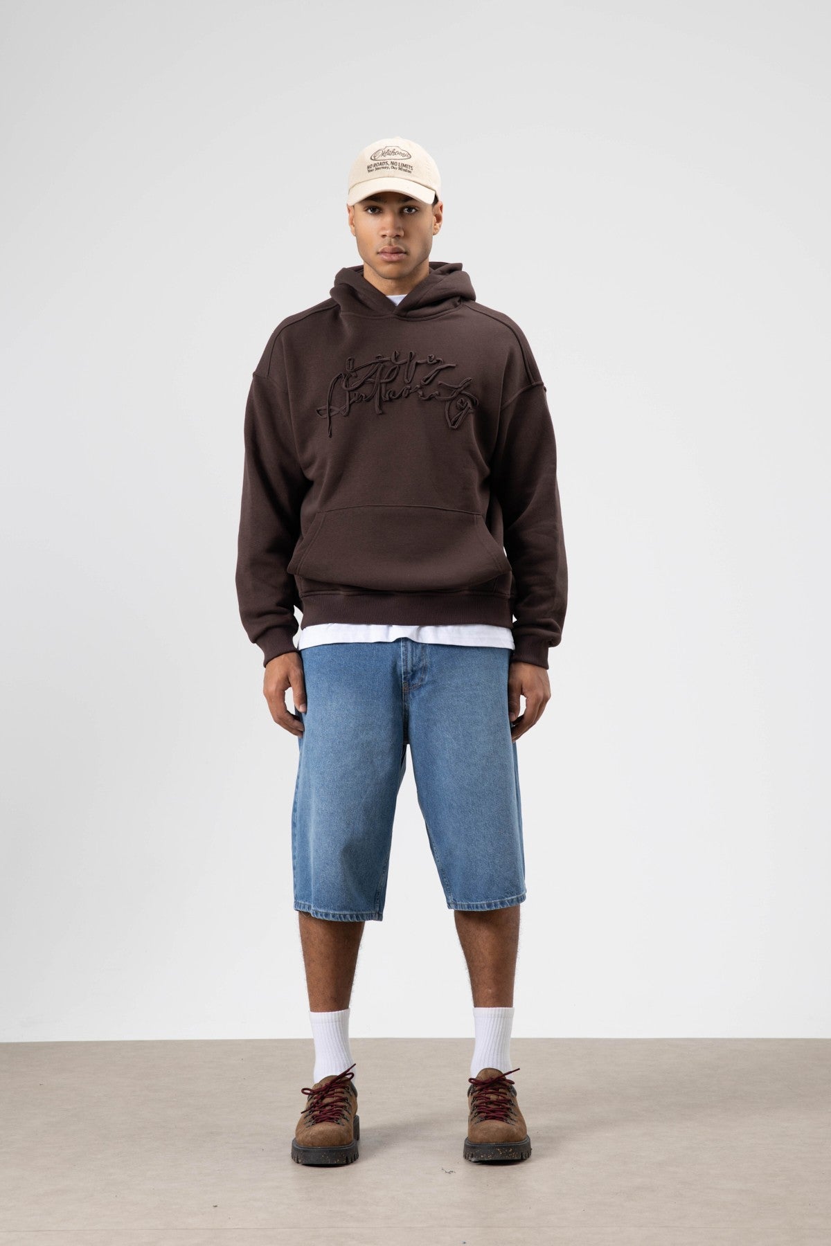 Oversized Printed Hooded Sweatshirt V70-117
