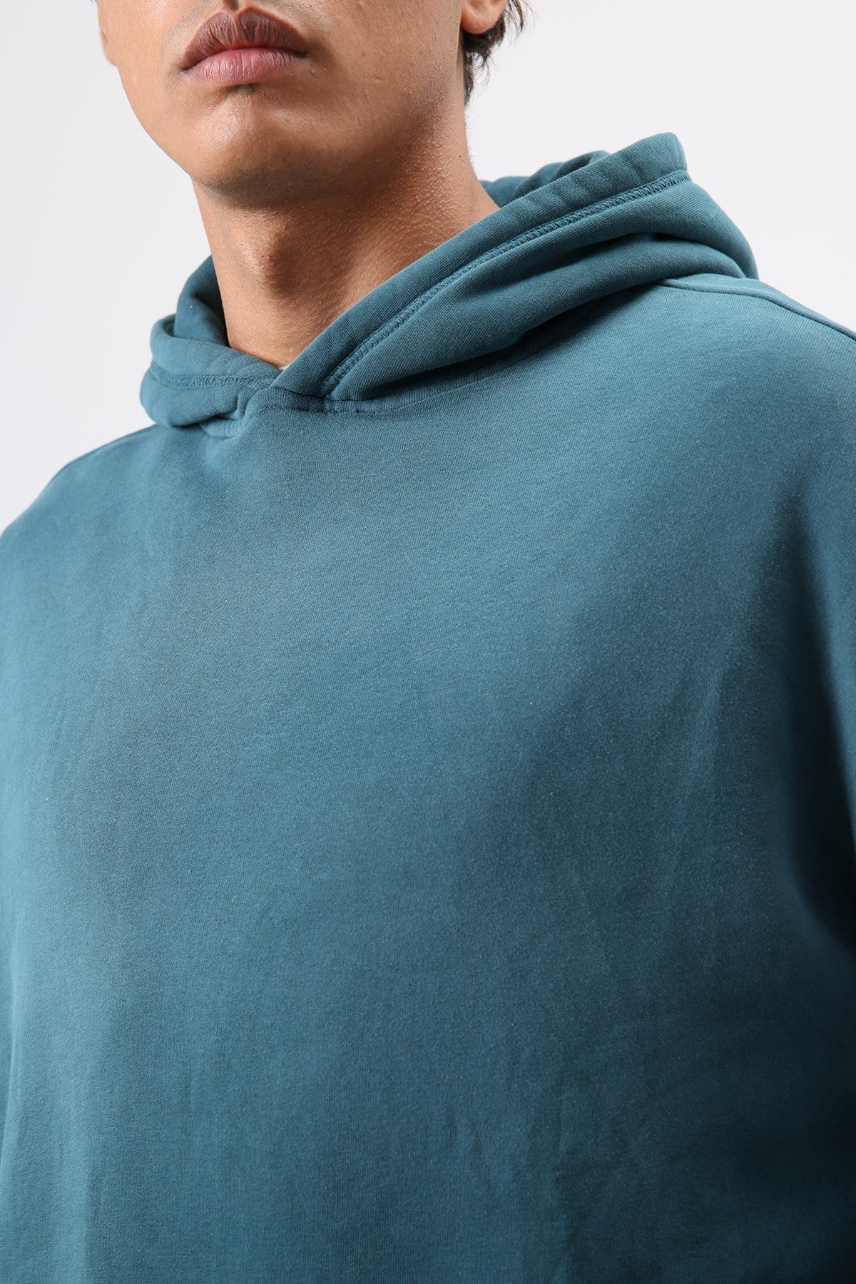Oversized Hoodie with Embroidered Details