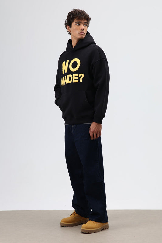 Oversized Printed Hooded Sweatshirt