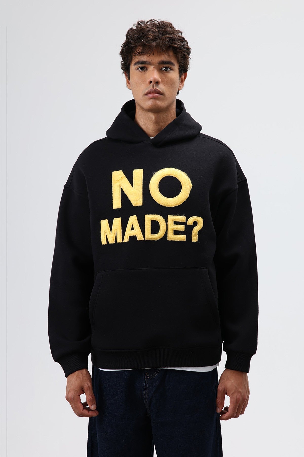 Oversized Printed Hooded Sweatshirt