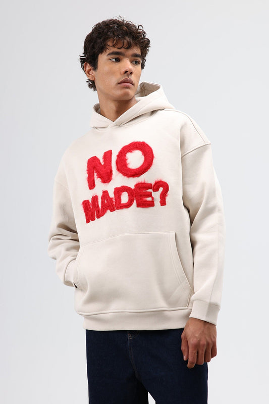 Oversized Printed Hooded Sweatshirt