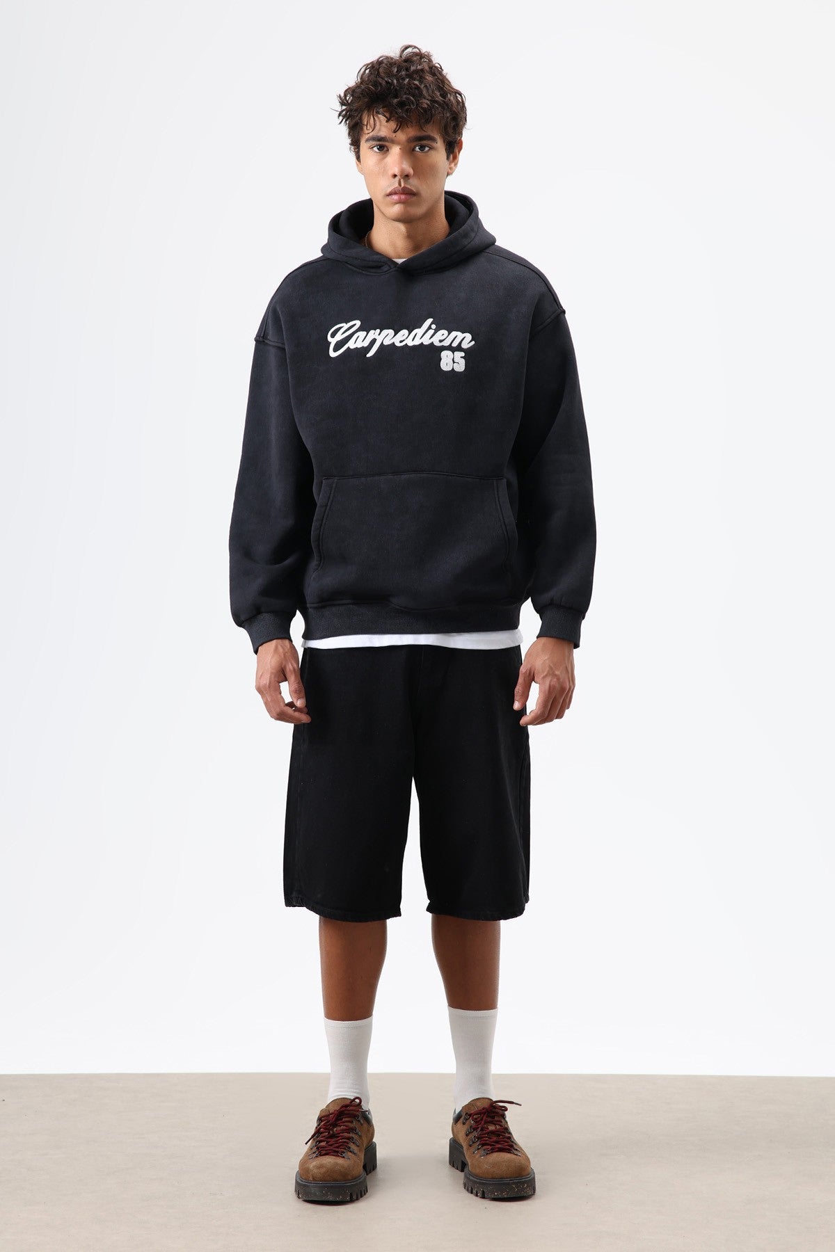 Oversized Printed Hoodie