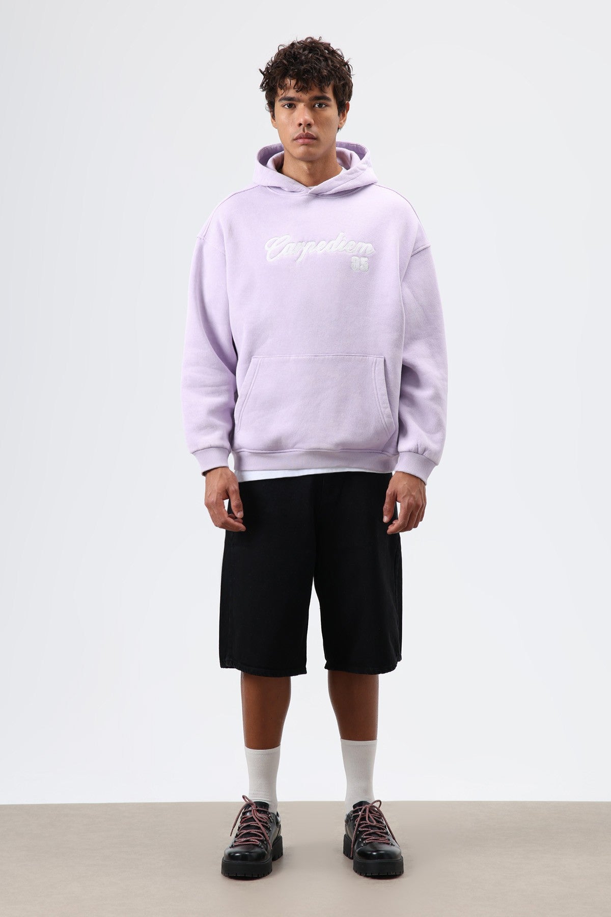 Oversized Printed Hoodie