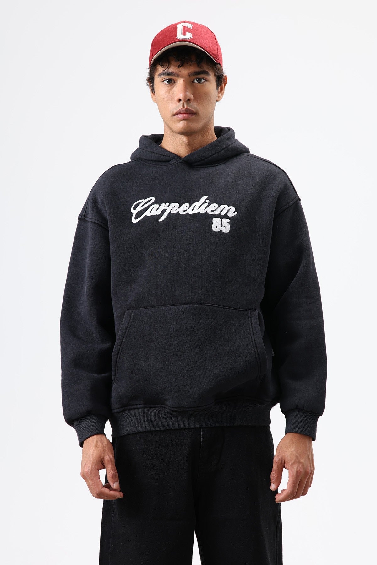 Oversized Printed Hoodie