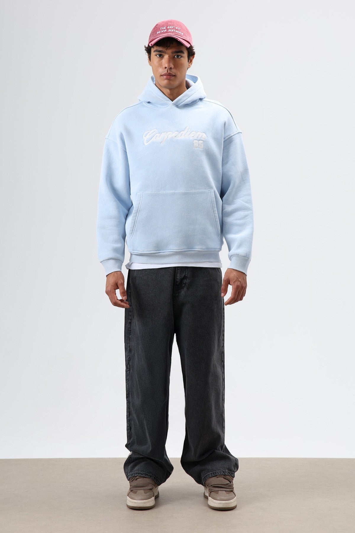 Oversized Printed Hoodie