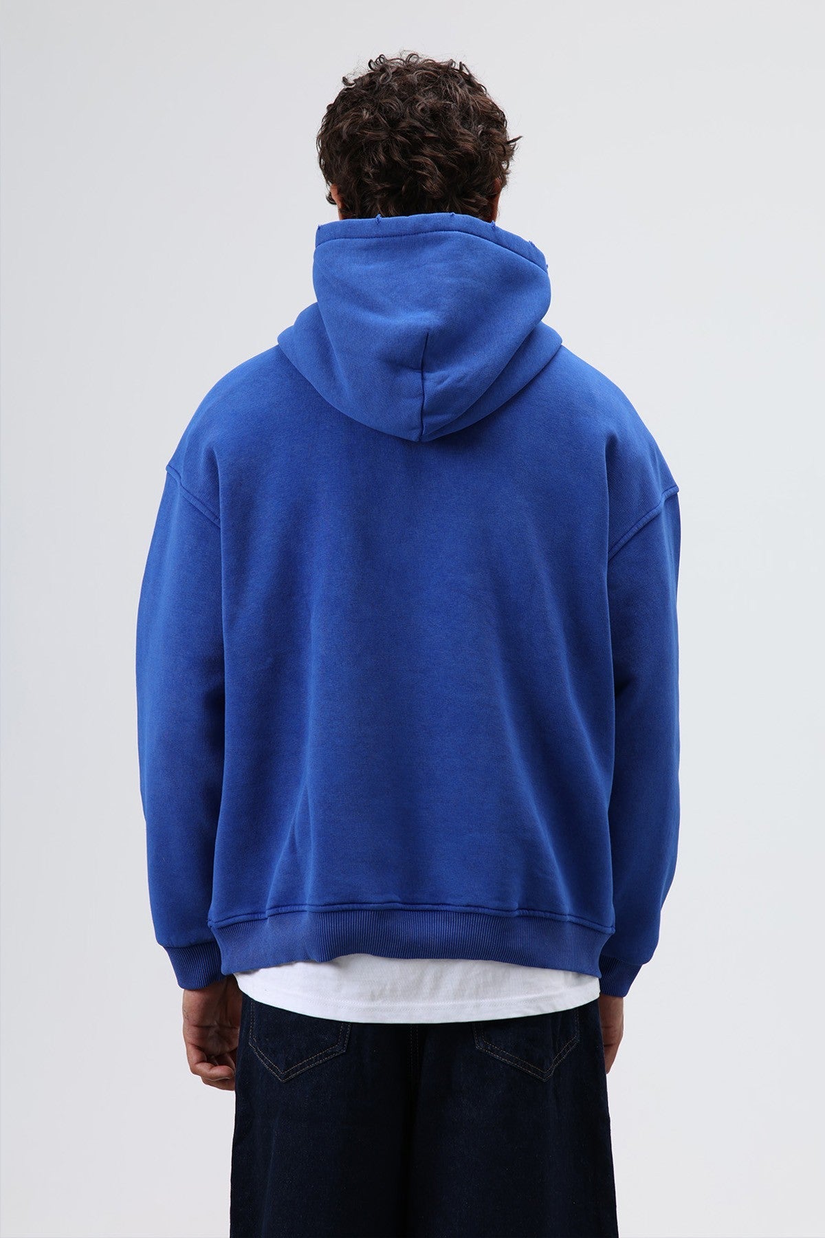 Oversized Printed Hooded Sweatshirt
