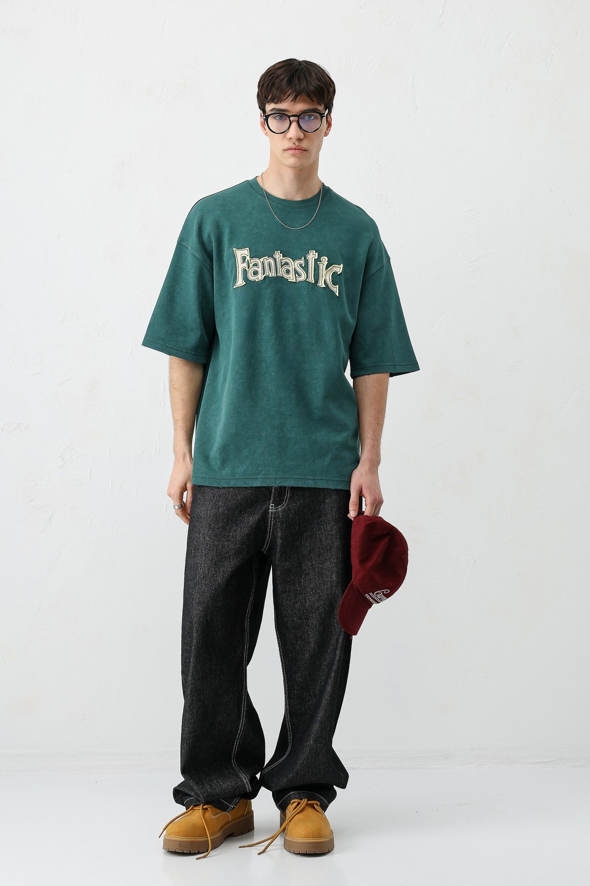 WASHED OVERSIZED T-SHIRT V70-132