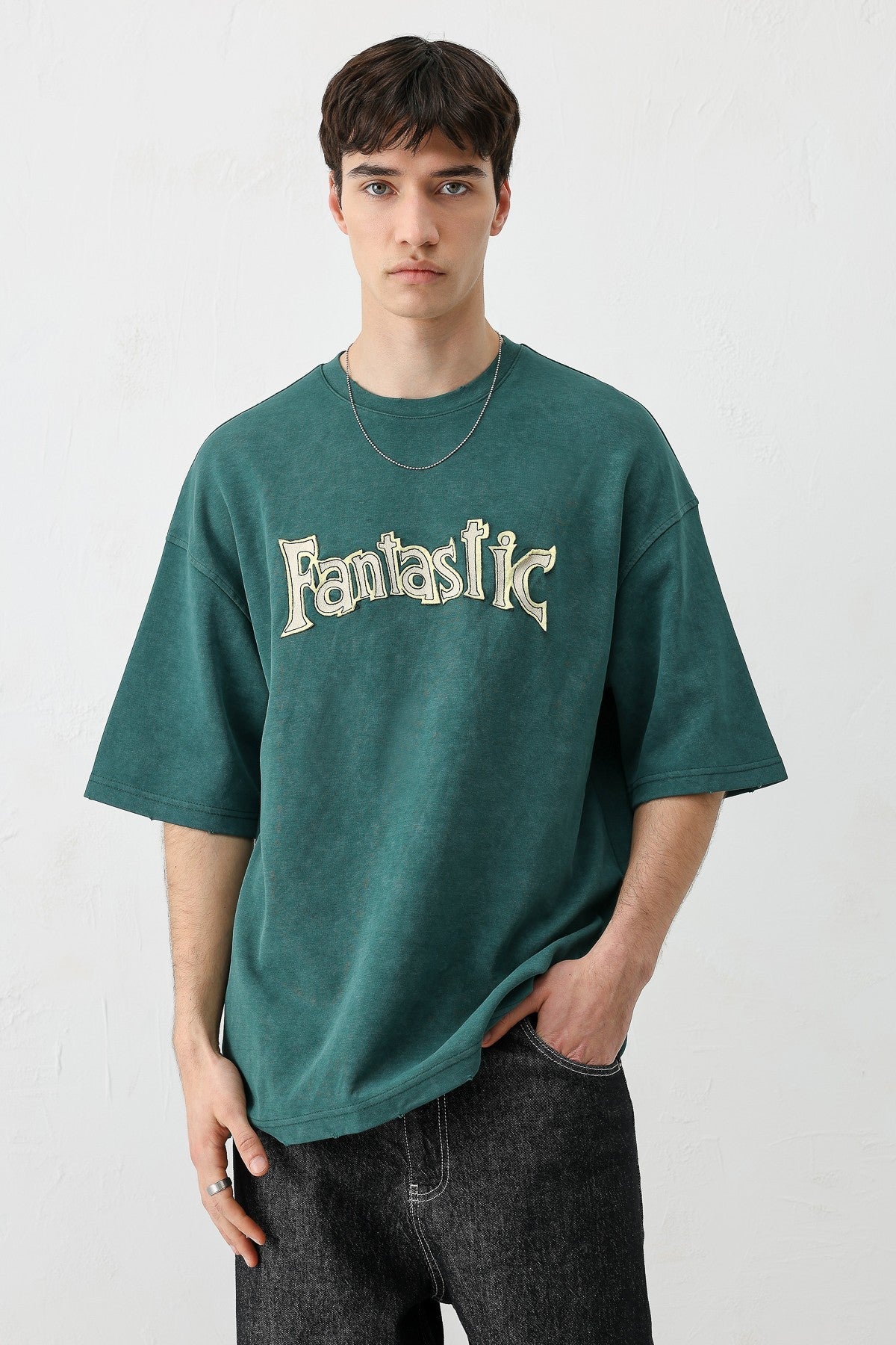 WASHED OVERSIZED T-SHIRT V70-132