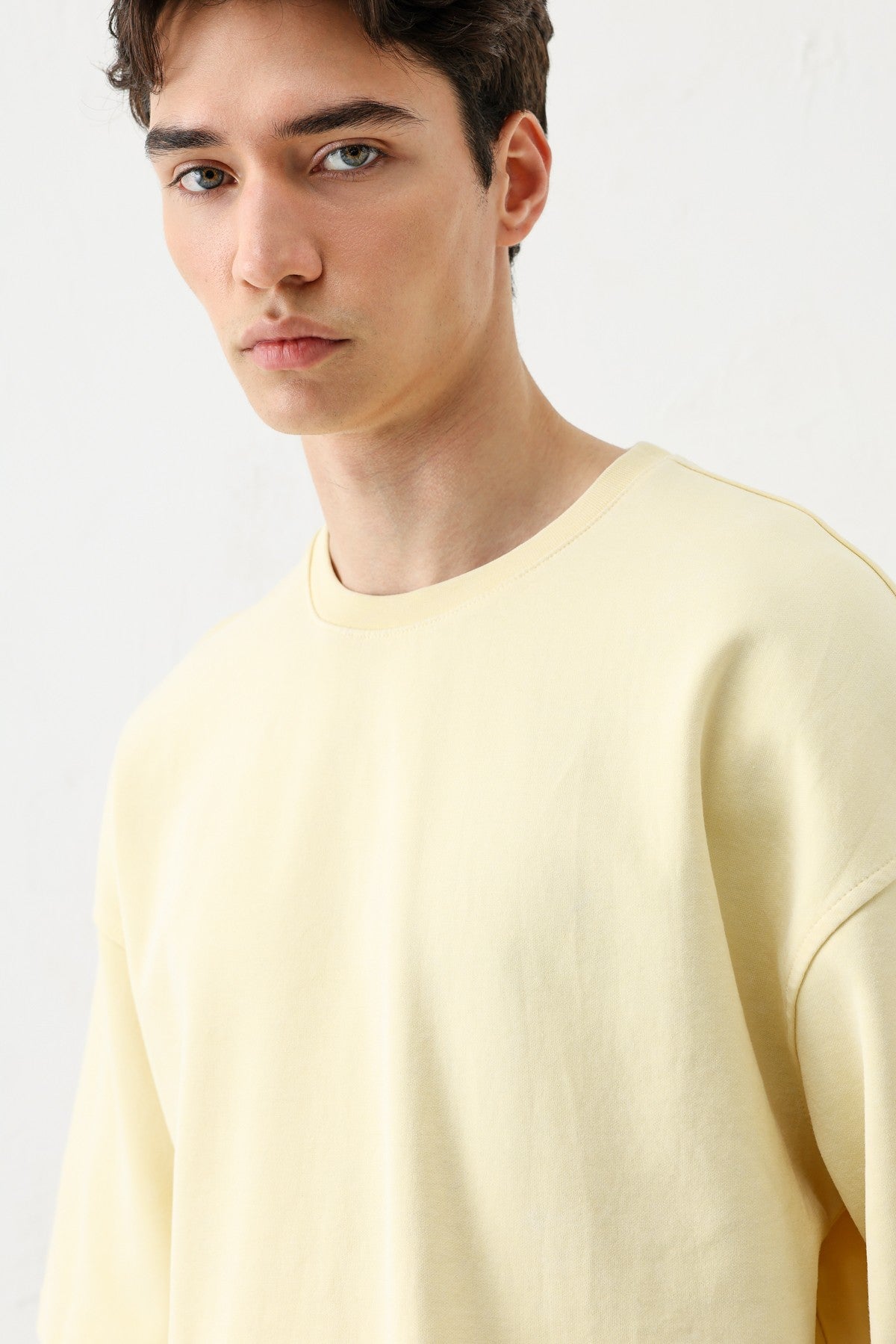 Short-Sleeved, Washed Oversized T-Shirt