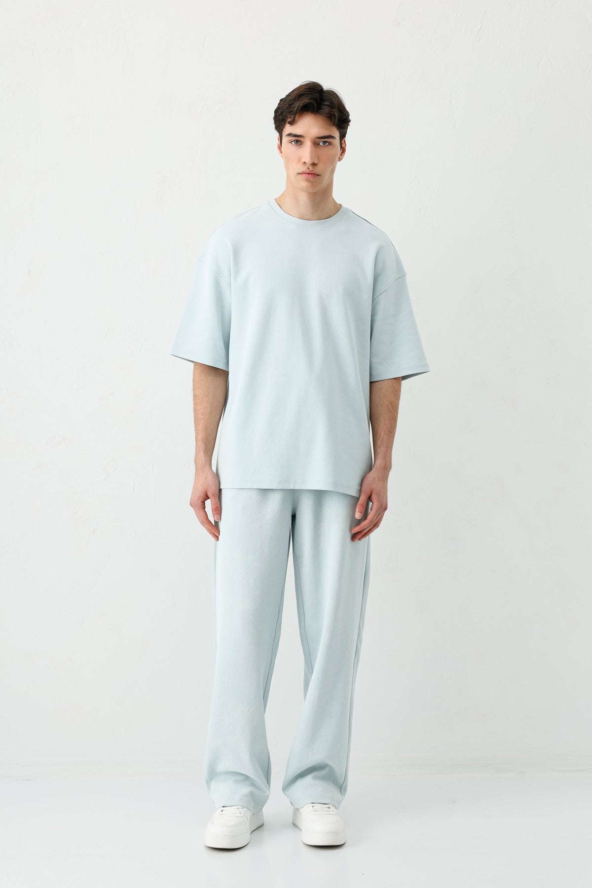 Short-Sleeved, Washed Oversized T-Shirt