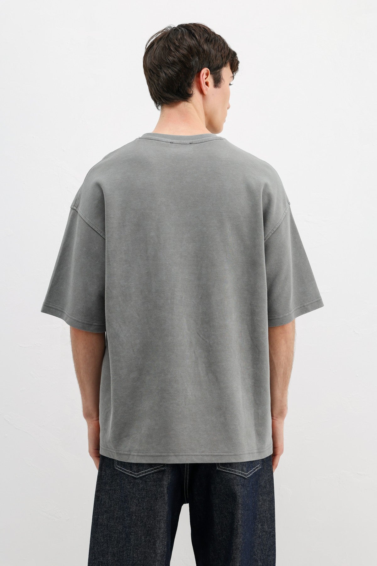 Oversized T-Shirt with Printed Number