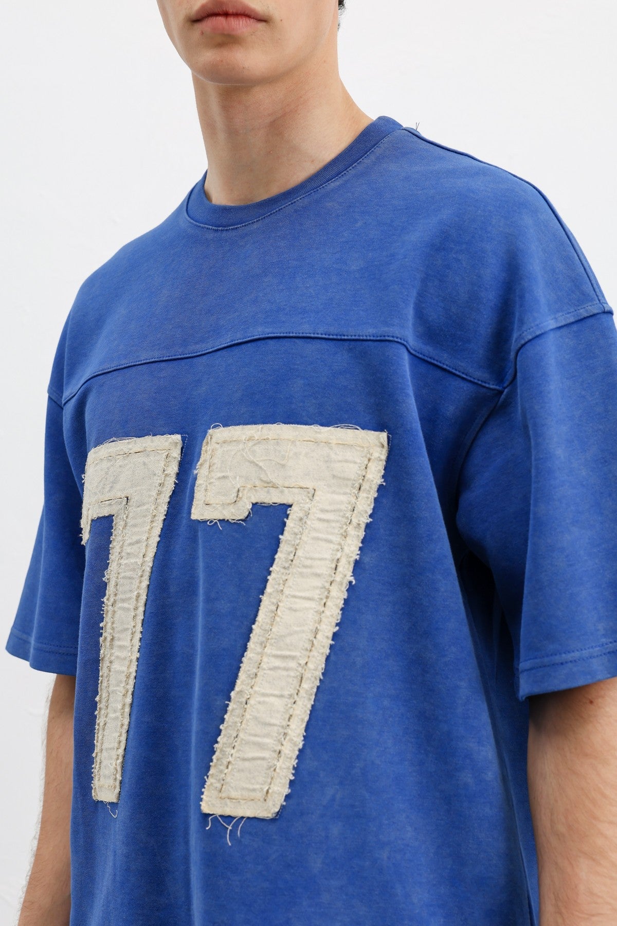 Oversized T-Shirt with Printed Number