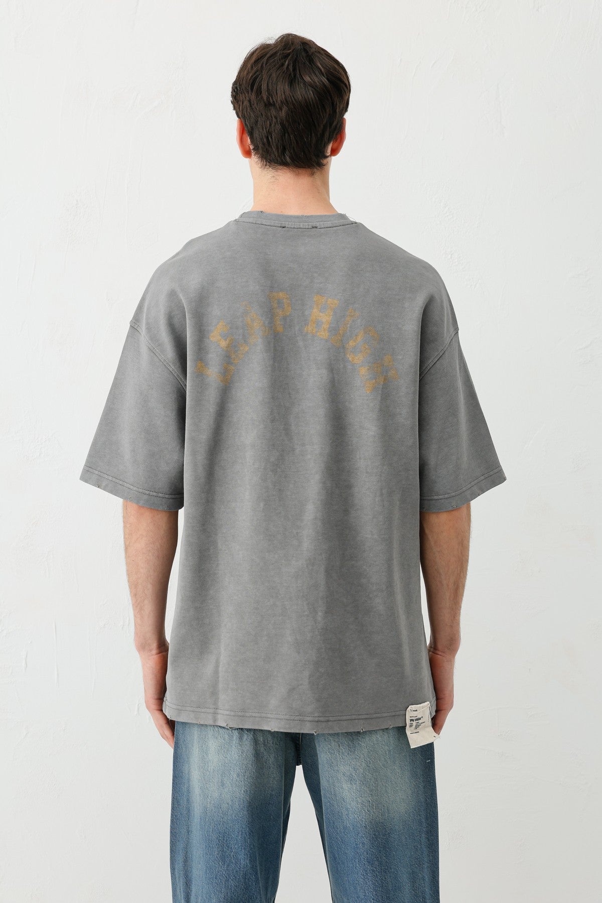 Oversized T-Shirt with Print, Pre-Washed V70-142