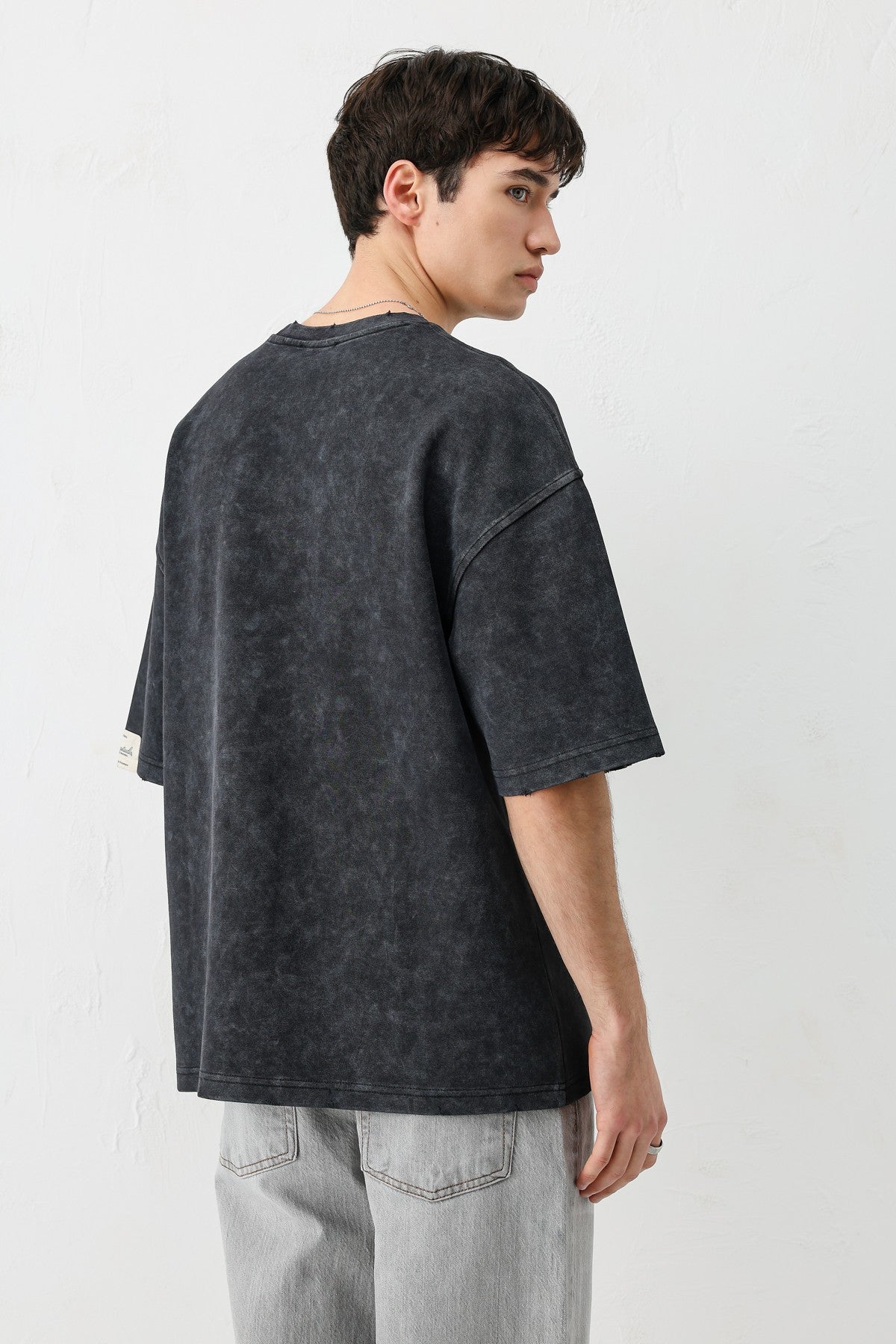 Oversized "Gracias" Printed T-Shirt