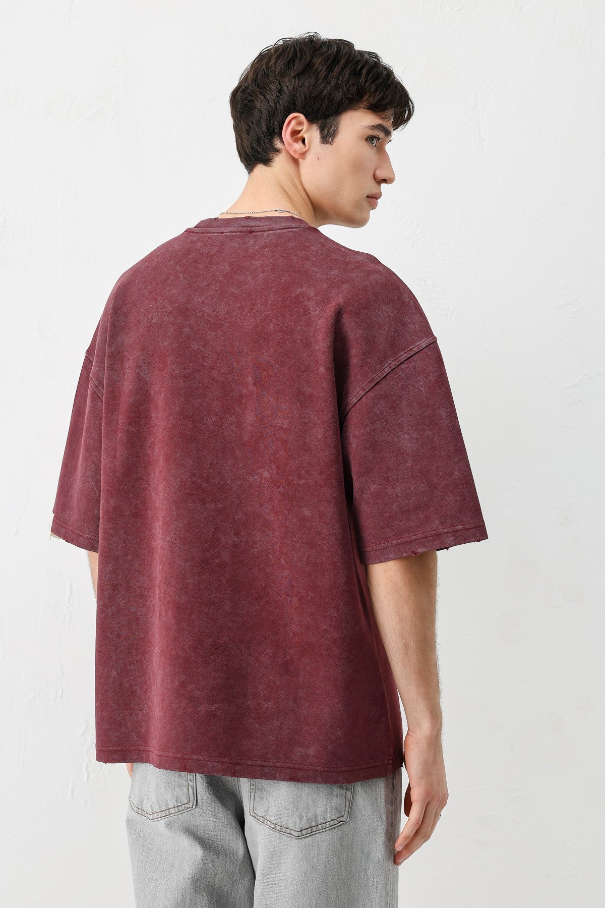 Oversized "Gracias" Printed T-Shirt
