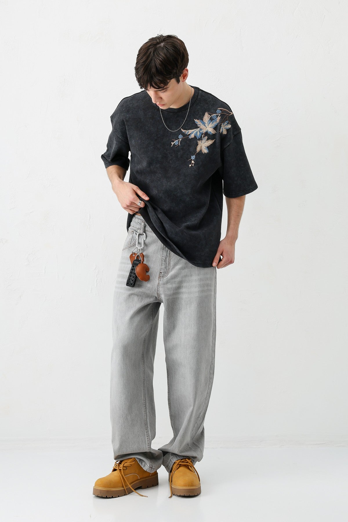 Oversized Printed T-Shirt V70-145