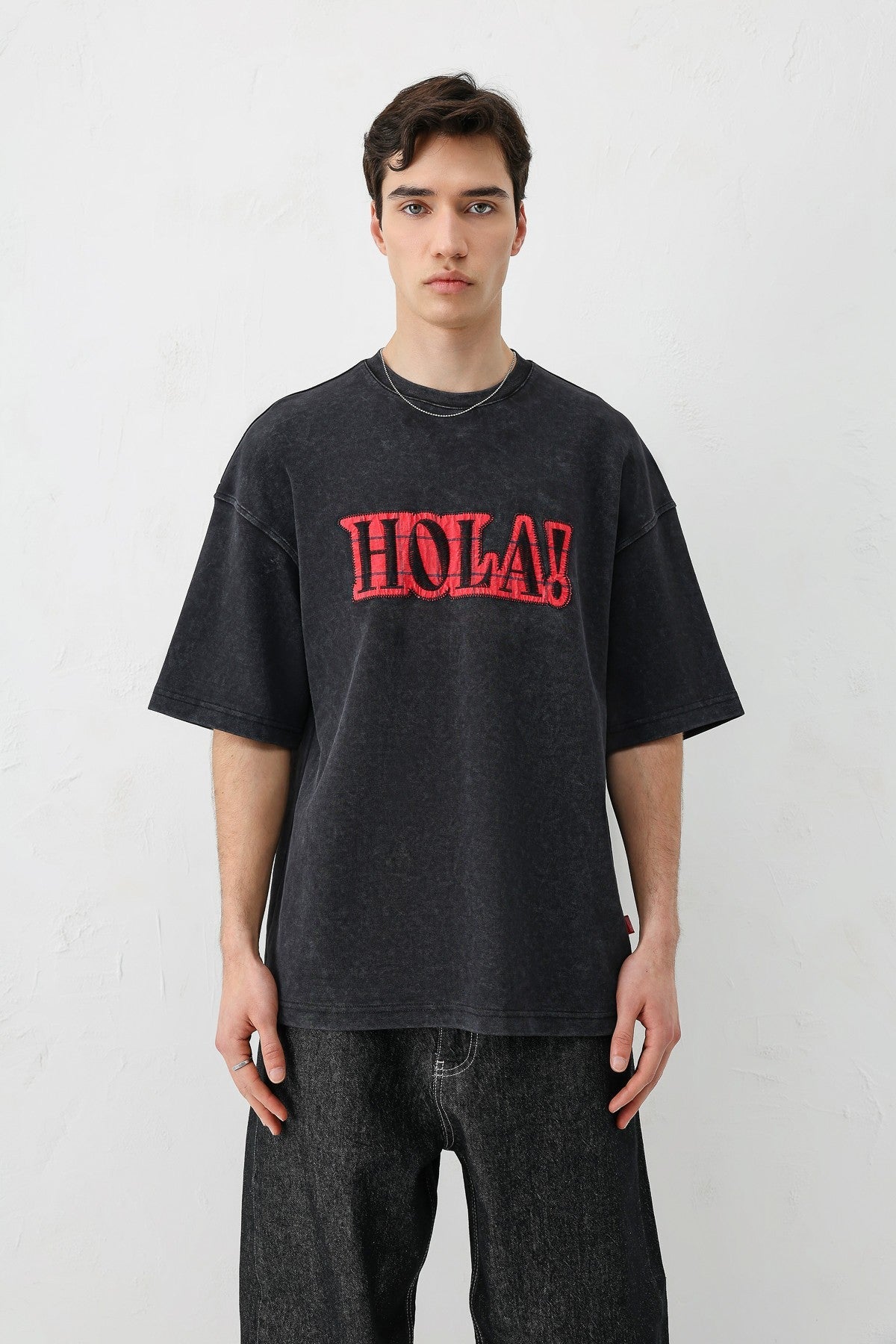 Oversized T-Shirt with Print (Requires Washing)