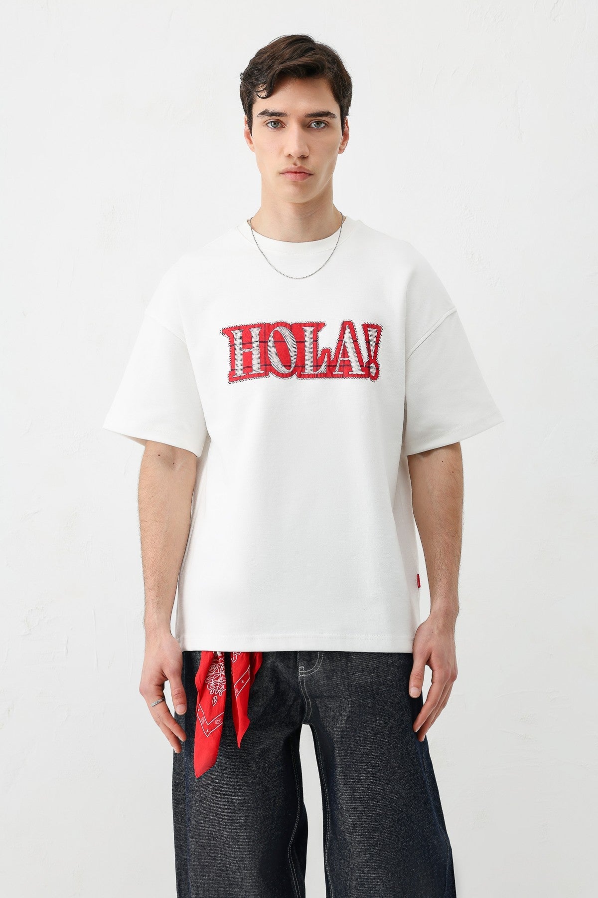 Oversized T-Shirt with Print (Requires Washing)