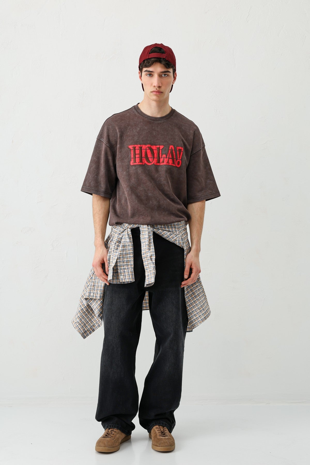 Oversized T-Shirt with Print (Requires Washing)