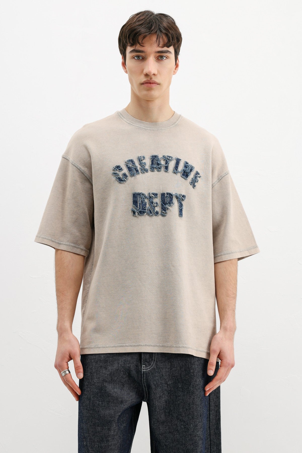 Oversized T-Shirt with Washable Print