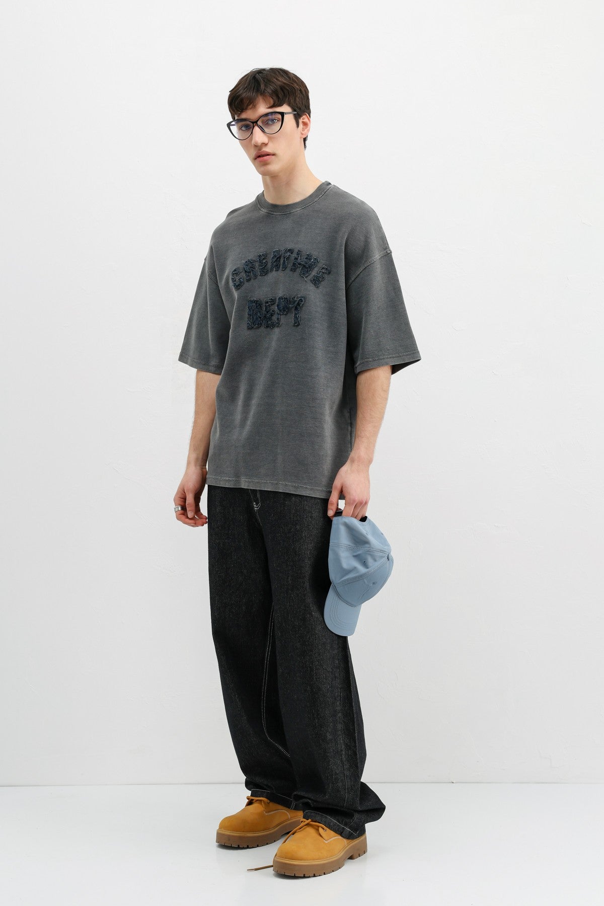 Oversized T-Shirt with Washable Print