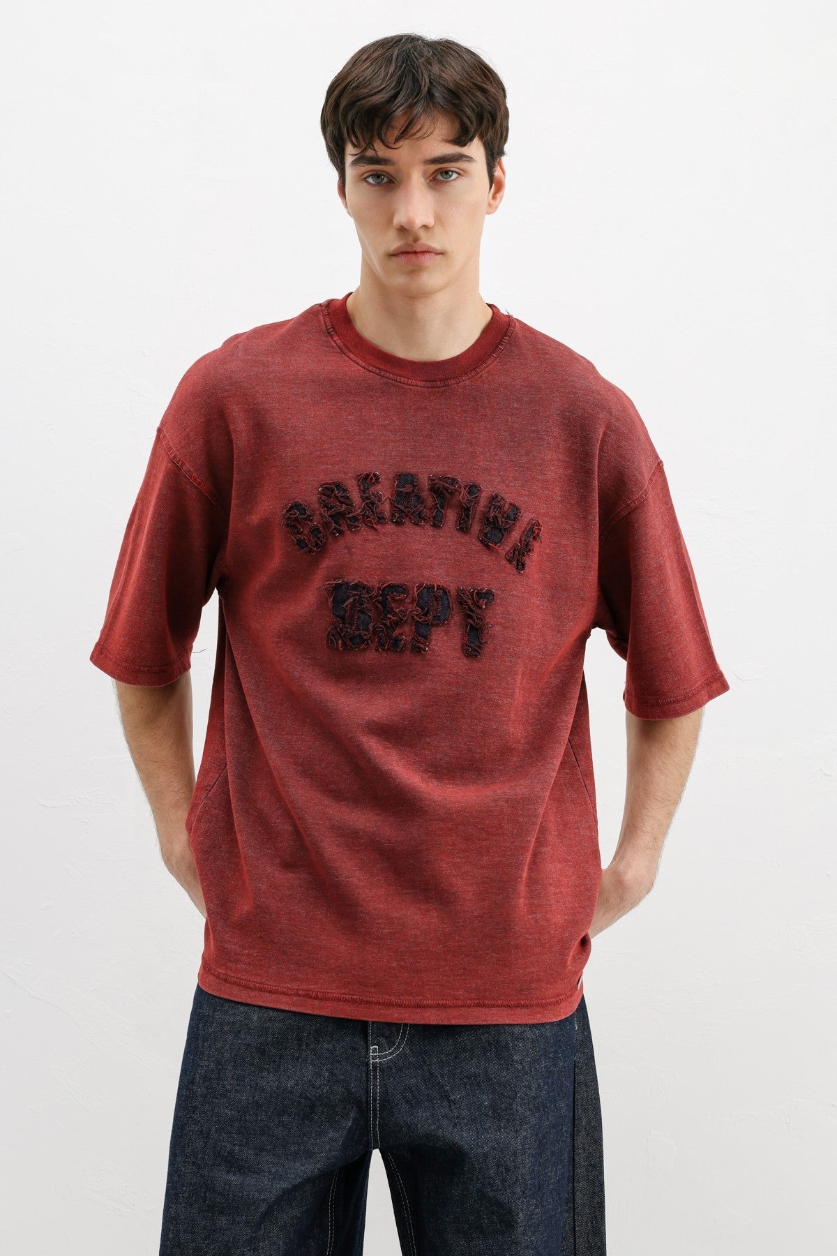 Oversized T-Shirt with Washable Print