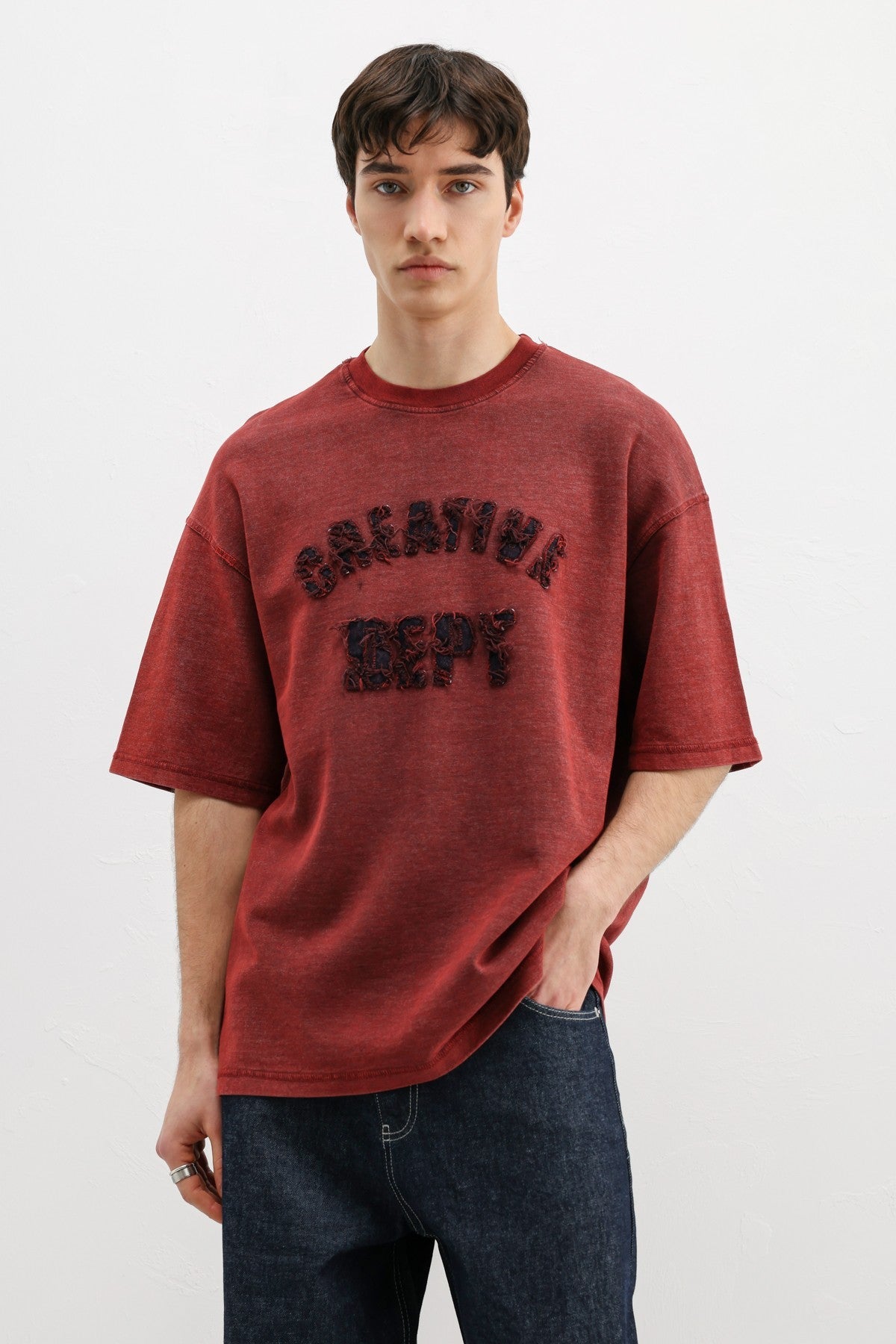 Oversized T-Shirt with Washable Print