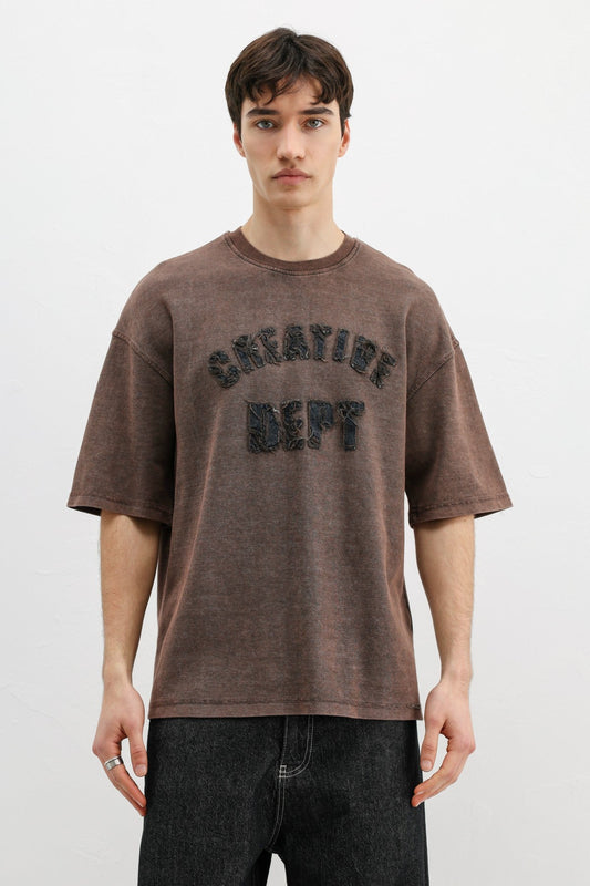 Oversized T-Shirt with Washable Print