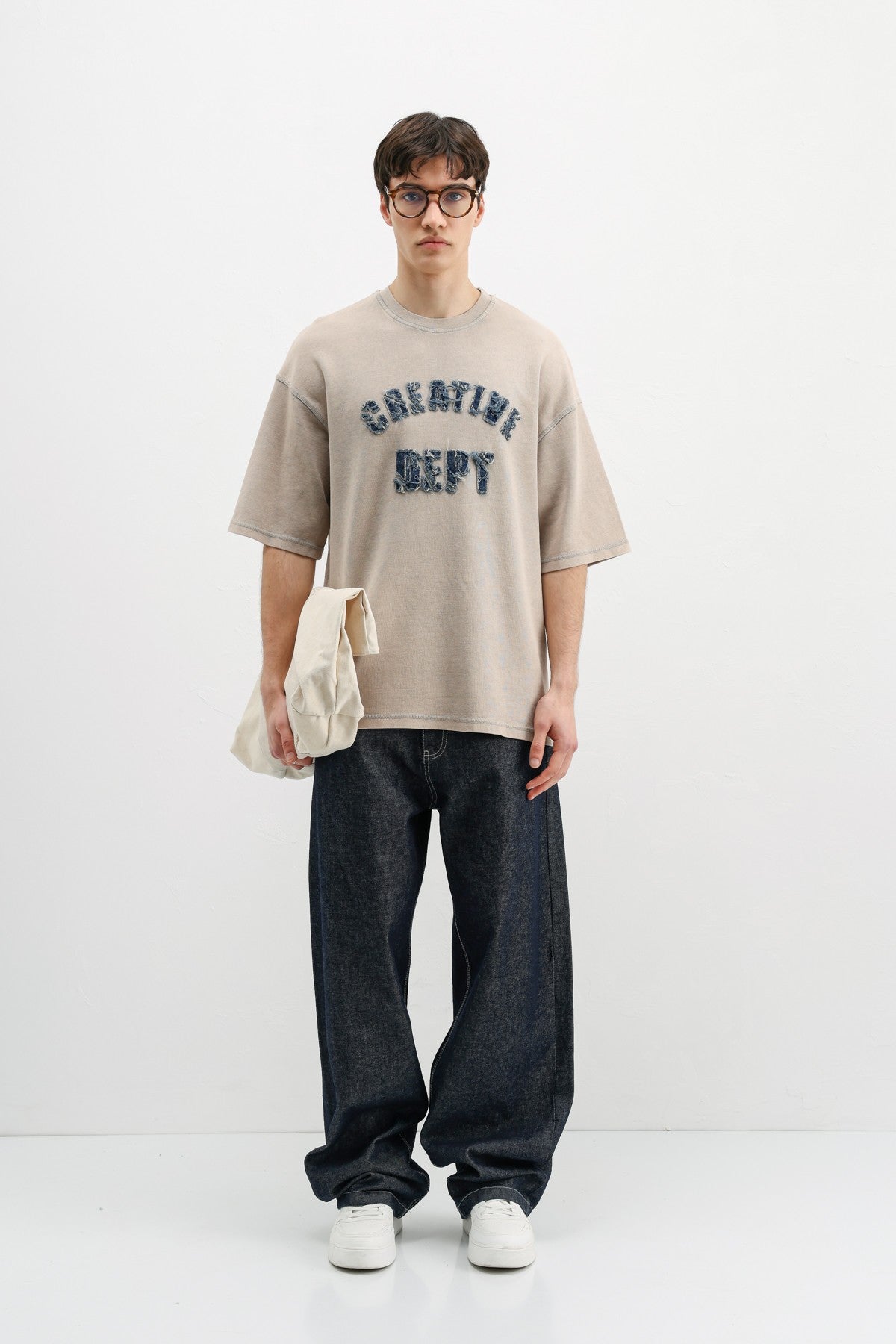 Oversized T-Shirt with Washable Print