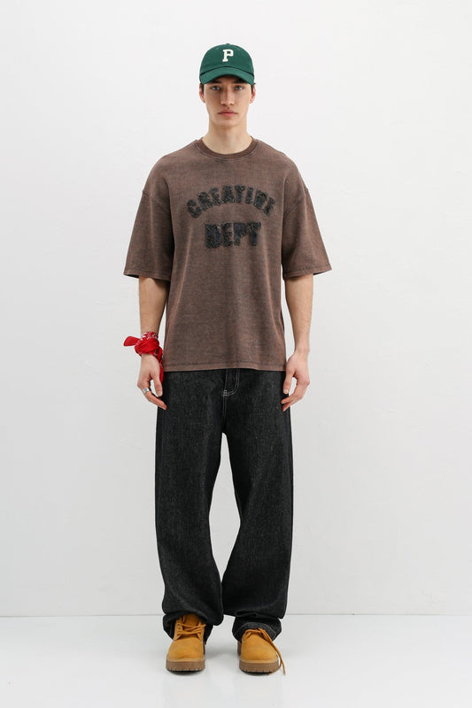 Oversized T-Shirt with Washable Print