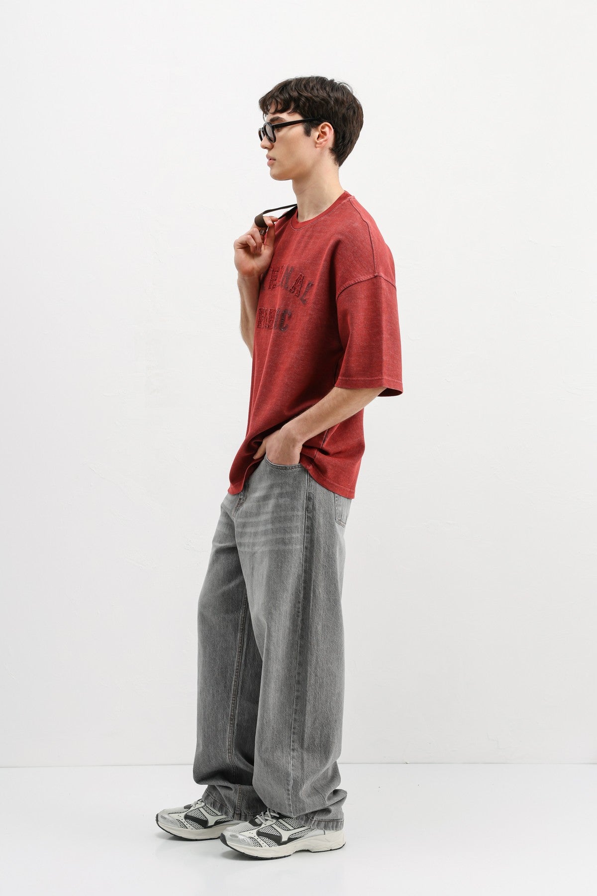 Oversized Printed T-Shirt V70-148