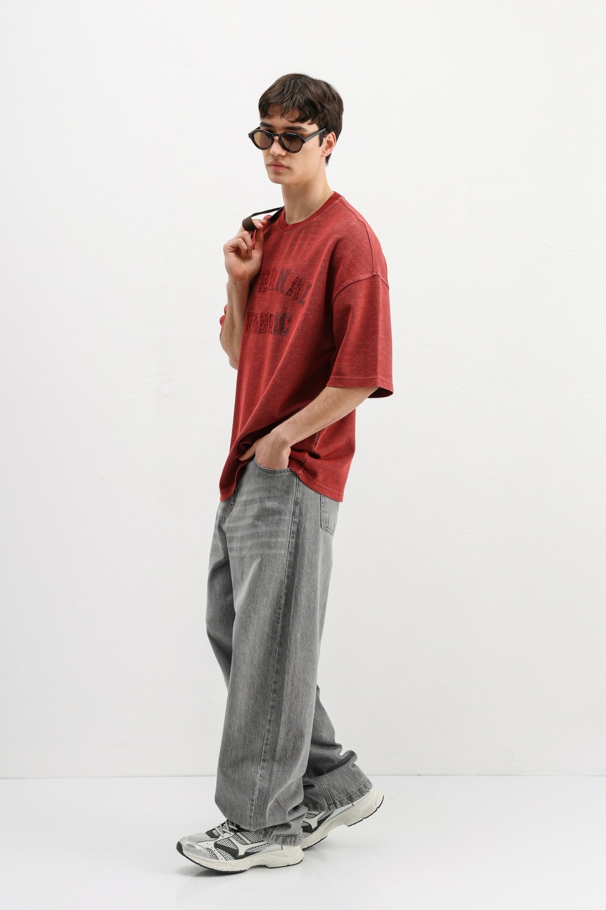 Oversized Printed T-Shirt V70-148