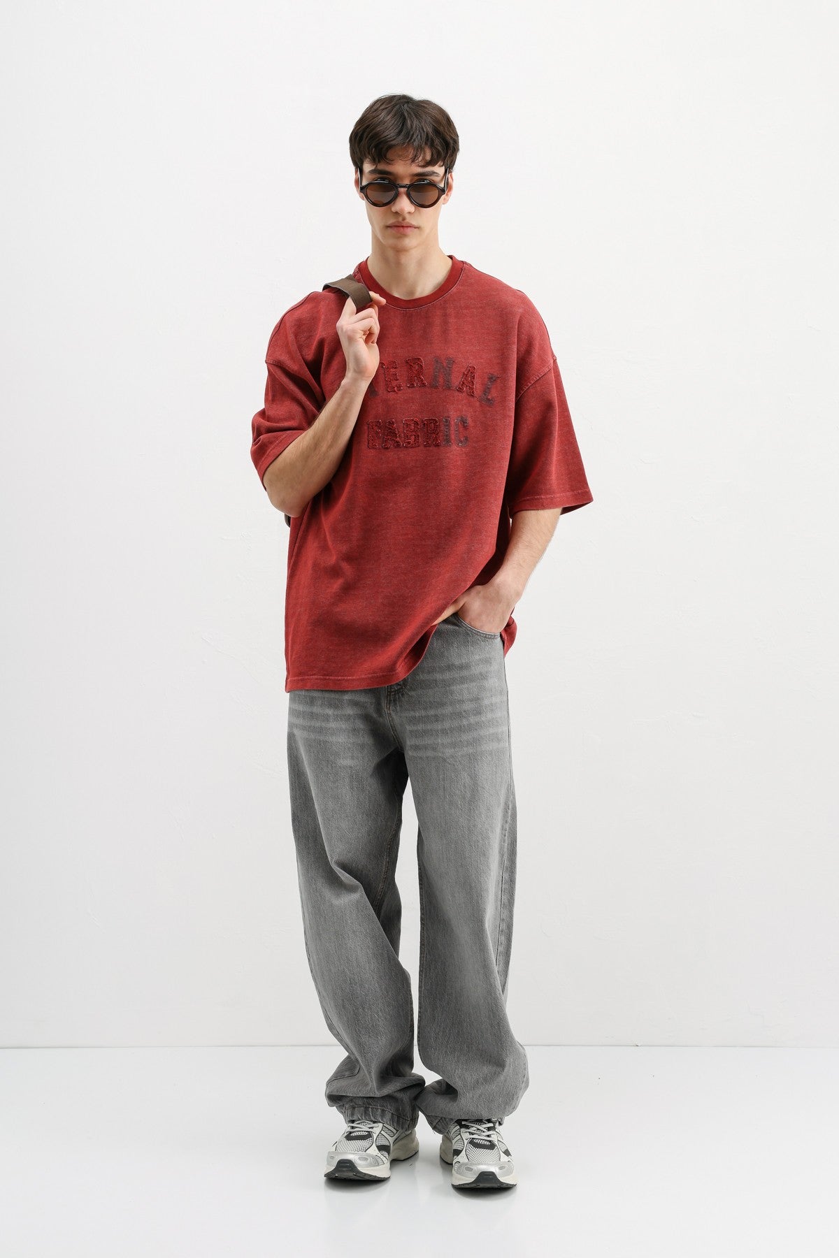 Oversized Printed T-Shirt V70-148