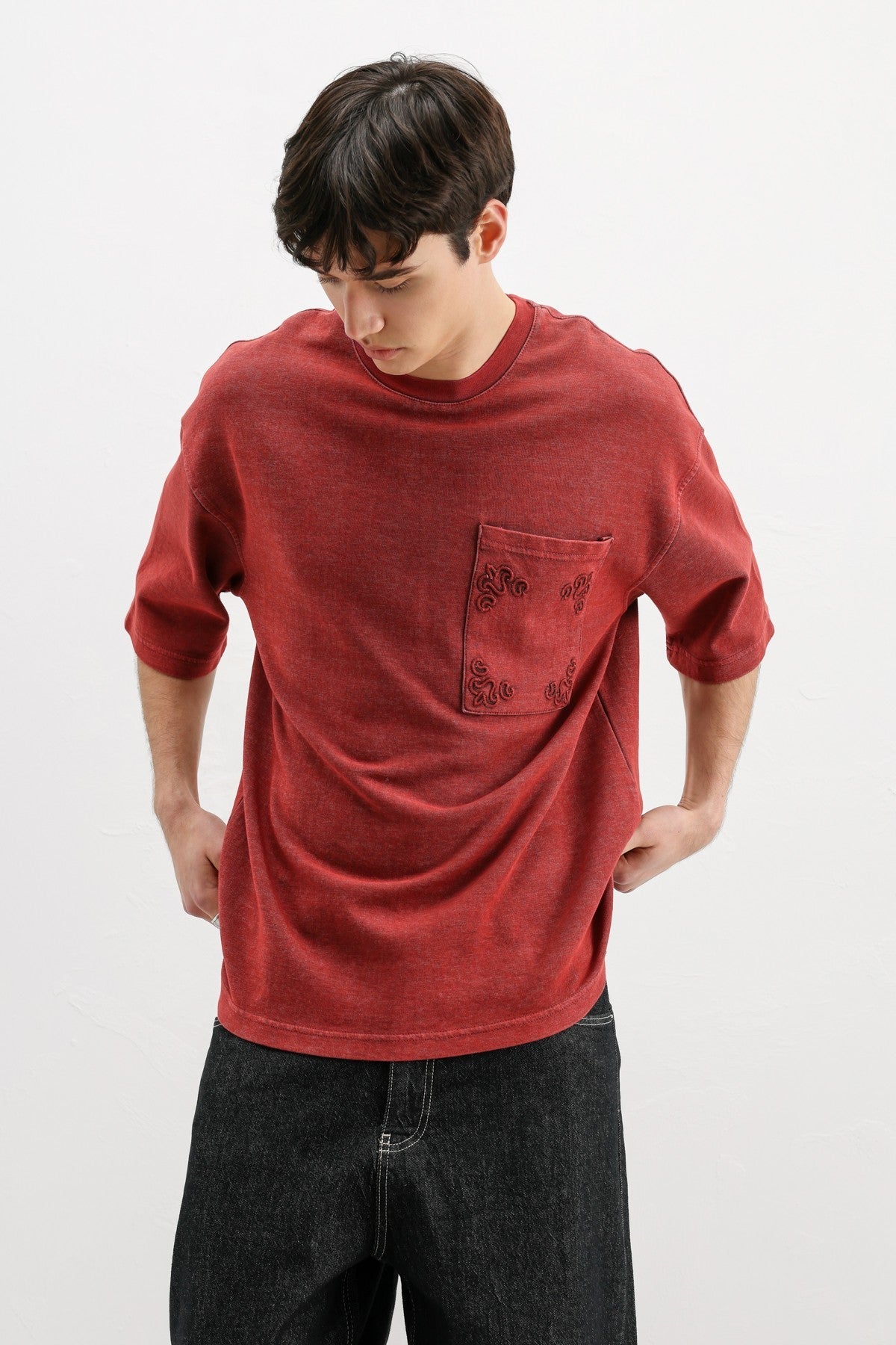Oversized Printed T-Shirt V70-149