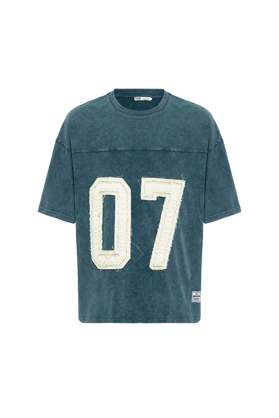 Oversized T-Shirt with Print (Requires Washing)