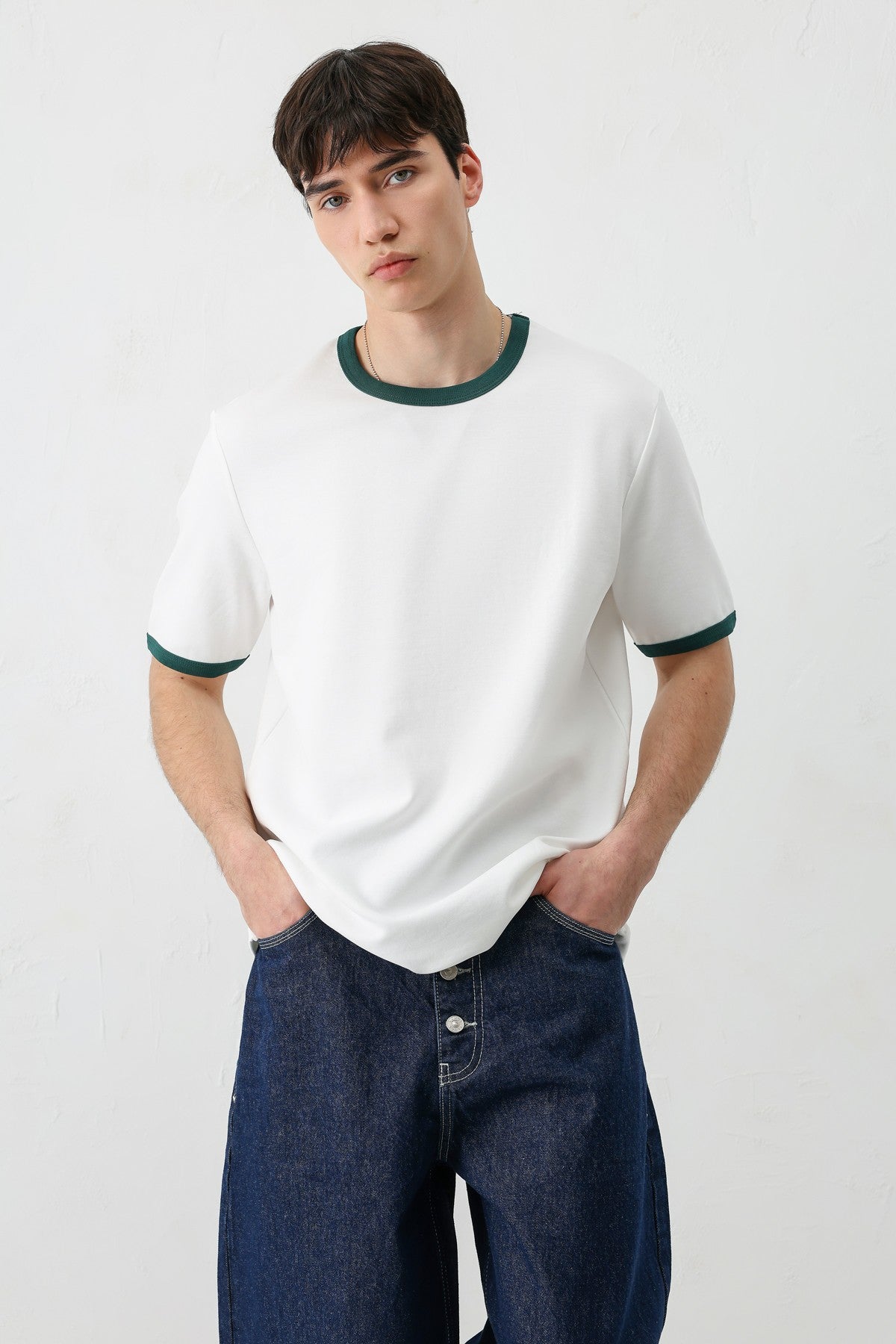 Short-Sleeved Regular-Fit T-Shirt